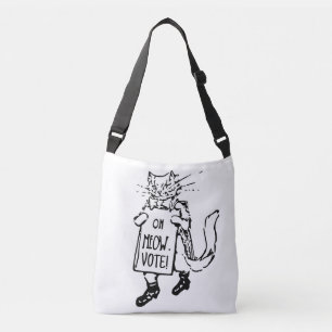BOLSO CRUZADO VOTACIÓN CAT VINTAGE TOTE