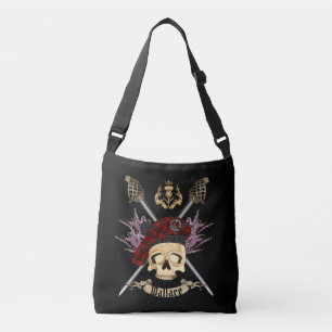 Bolso Cruzado Wallace Skull & Croswords Drawstring Bag