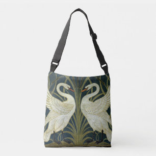 Bolso Cruzado Walter Crane Swan & Rush e Iris victoriano