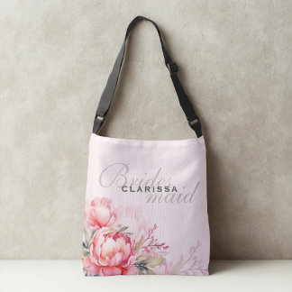 Bolso Cruzado Wedding Bridesmaid | Pink Peony & Sage Green