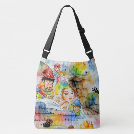 Bolso Cruzado Whimsical Fairy Tale Ilustracion