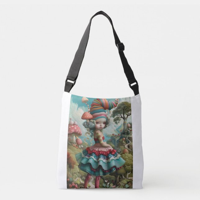 Bolso Cruzado Whimsical girl  (Anverso)