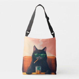 Bolso Cruzado Whiskey de última hora para beber gato