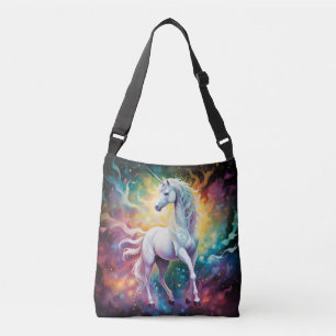 Bolso Cruzado White Wonder: El unicornio blanco espectral