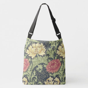 Bolso Cruzado William Morris Chrysanthemum Vintage Floral Art