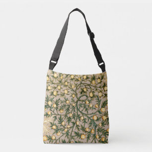 Bolso Cruzado William Morris Floral Fruit Garden Flower Classic