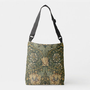Bolso Cruzado William Morris Honeysuckle Green Floral