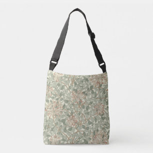 Bolso Cruzado William Morris Honeysuckle Green Floral