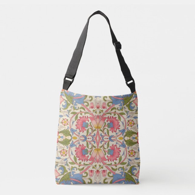 Bolso Cruzado William Morris Lodden Spring Wallpaper Art (Anverso)