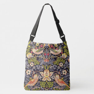 Bolso Cruzado William Morris Strawberry Thief Floral Art Nouveau