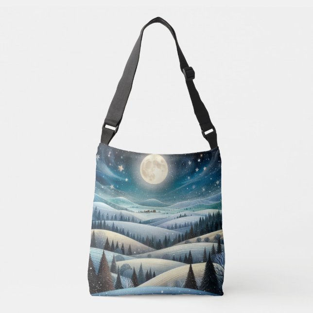 Bolso Cruzado Winter Hillside (Anverso)