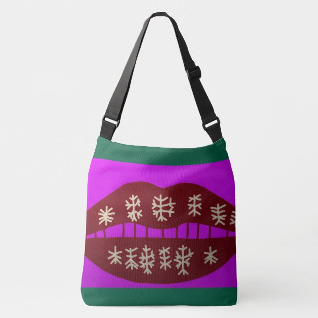 Bolso Cruzado Winter Holiday Smile (Anverso)