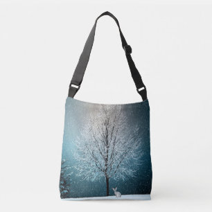 Bolso Cruzado Winter Wonderland con conejo