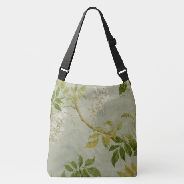 Bolso Cruzado Wisteria blanca (Anverso)