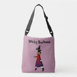 Bolso Cruzado Witchy Business Moderno Personalizado Dusky Pink