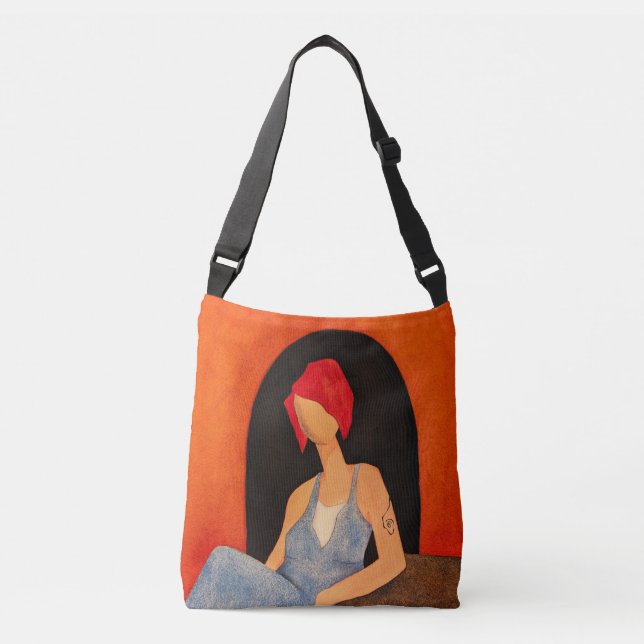 Bolso Cruzado "Woman (87)" (Anverso)