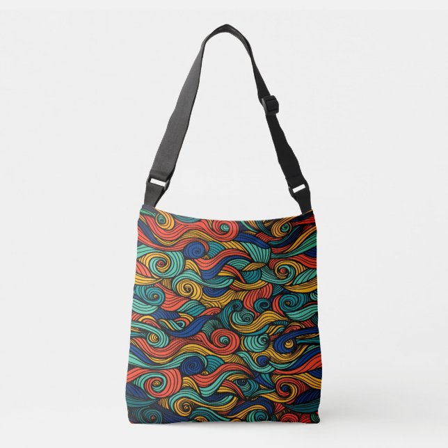 Bolso Cruzado Wool Topped paisley (Anverso)