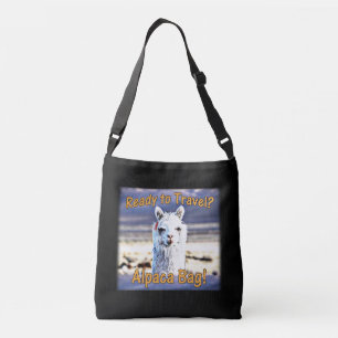 Bolso Cruzado World Traveller - Funny Alpaca Bag