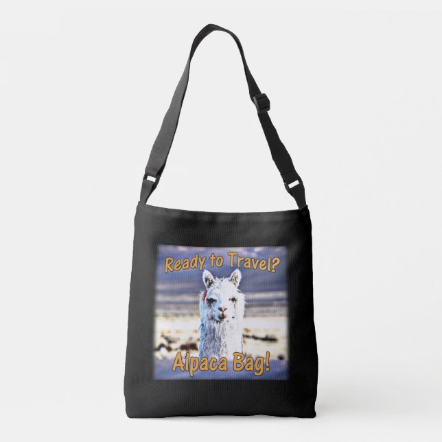 Bolso Cruzado World Traveller - Funny Alpaca Bag (Reverso)