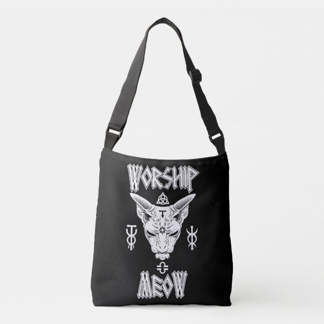 Bolso Cruzado Worship Meow (Anverso)