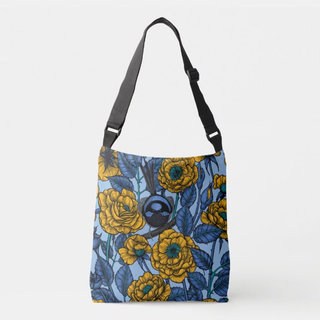 Bolso Cruzado Wren in the rosas (Anverso)