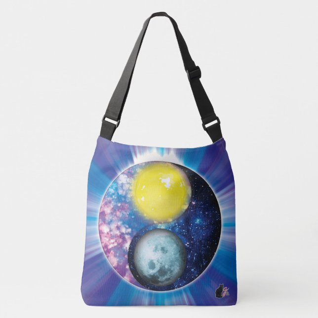 Bolso Cruzado Yang-Yin / Sun-Moon  (Anverso)