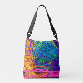 Bolso Cruzado Yarn Tangles Colorful Yarn Photography