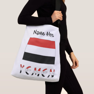 Bolso Cruzado Yemen y bandera yemení personalizados