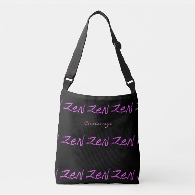 Bolso Cruzado zen negro Thunder_Cove (Anverso)