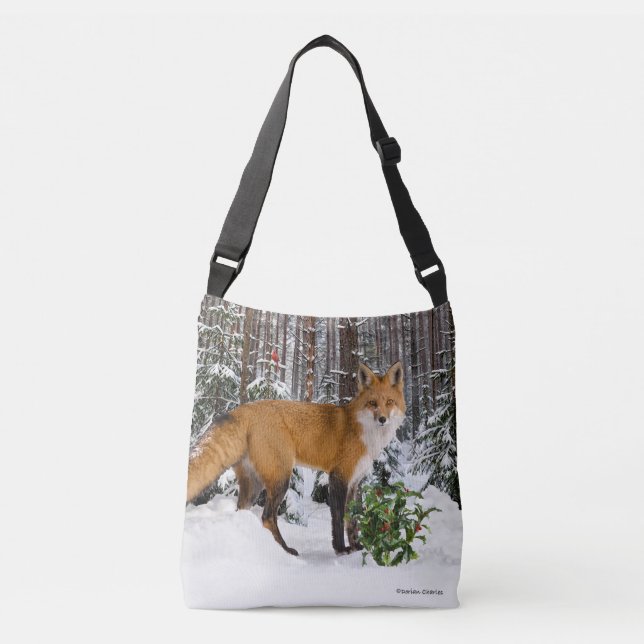 Bolso Cruzado "Zorro de Invierno" (Anverso)
