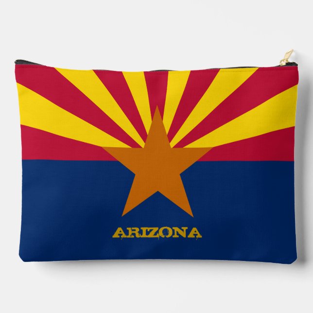 Bolso de Arizona, moda EE.UU., bandera de Arizona (Reverso )
