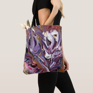 Bolso de arte abstracto colorido