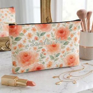 Bolso de aseo con estampado floral elegante y chic