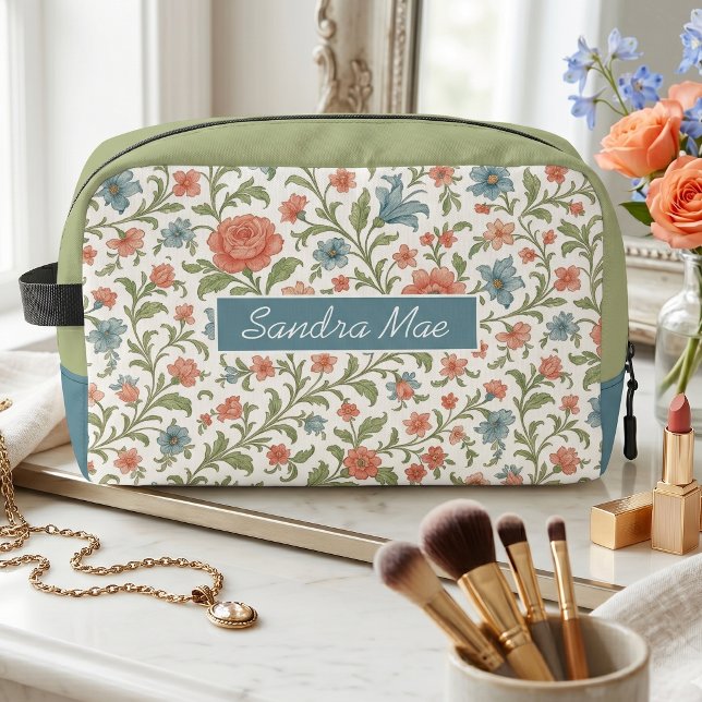 Bolso de aseo con estampado floral elegante y chic (Subido por el creador)