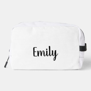 bolso de aseo con letra rosa atrevida metafísica n