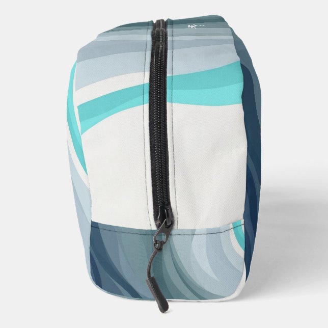 Bolso de aseo de onda abstracta de moda (Derecha)