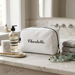 Bolso de aseo de viaje con nombre personalizado Do