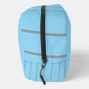 Bolso de aseo de viaje lavado azul moderno