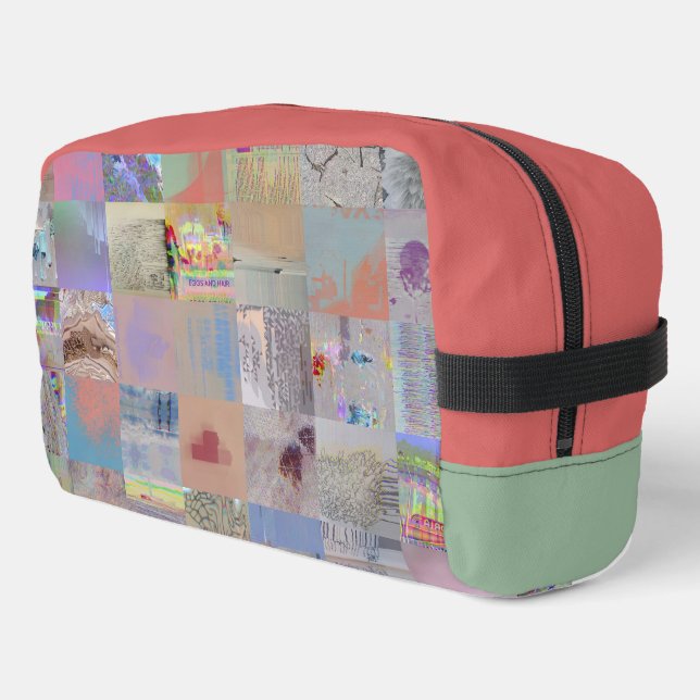 Bolso de Aseo Geométrico de Parche Tradicional (Esquina izquierda)