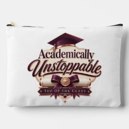 Bolso de aseo para graduación académicamente impar