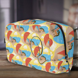 Bolso de aseo personal con inicial personalizada A