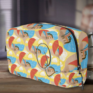 Bolso de aseo personal con inicial personalizada A