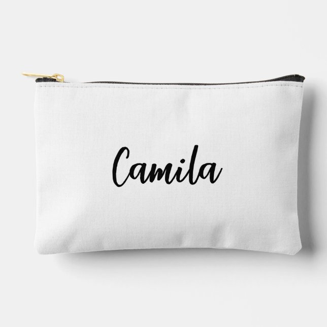 Bolso de aseo personal monogramado, bolsa de maqui (Anverso)