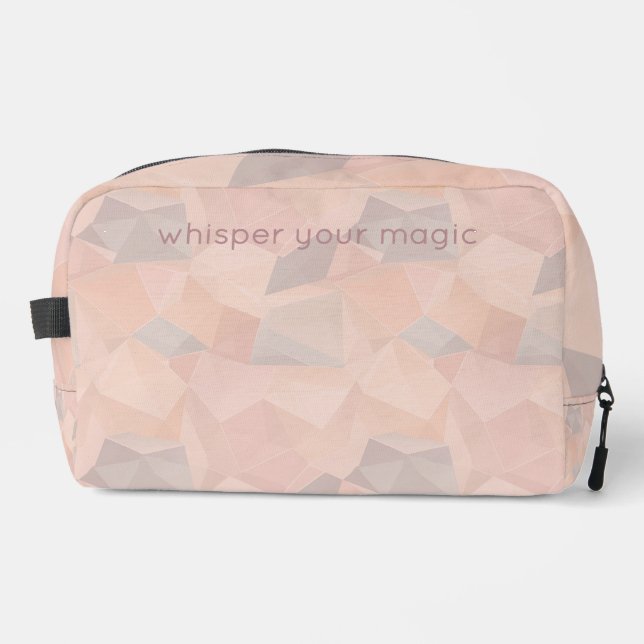 Bolso de aseo personalizado Blush | Geométrico Pop (Anverso)