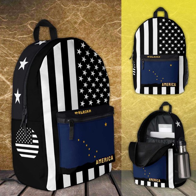 Bolso de bandera de Alaska personalizado, bandera  (Subido por el creador)