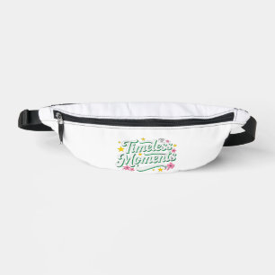 Bolso de Cintura con Letra Floral Momentos Inolvid