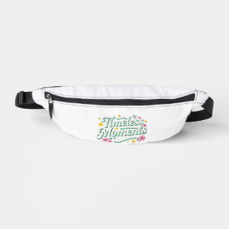 Bolso de Cintura con Letra Floral Momentos Inolvid