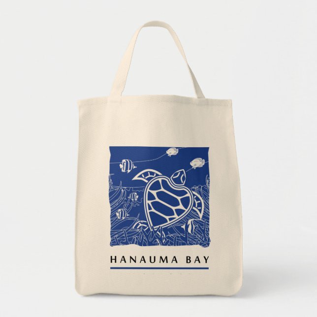 Bolso de compras de Hawaii de la bahía de Hanauma (Frente)