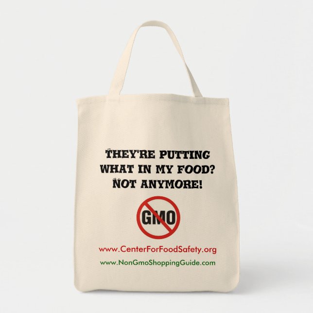 Bolso de compras de NonGMO (Frente)
