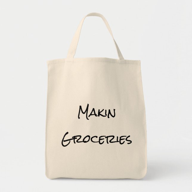 Bolso de compras de ultramarinos de Makin (Frente)